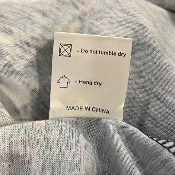 Floral cold shoulder short sleeve loose fit dress size medium - Picture 9 of 12